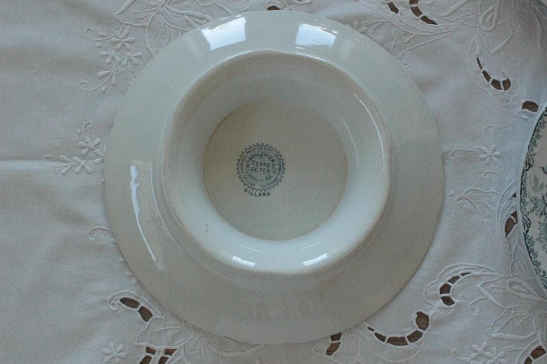 フランスアンティーク・ショワジールロワVILLARDコンポティエ・ケーキスタンド