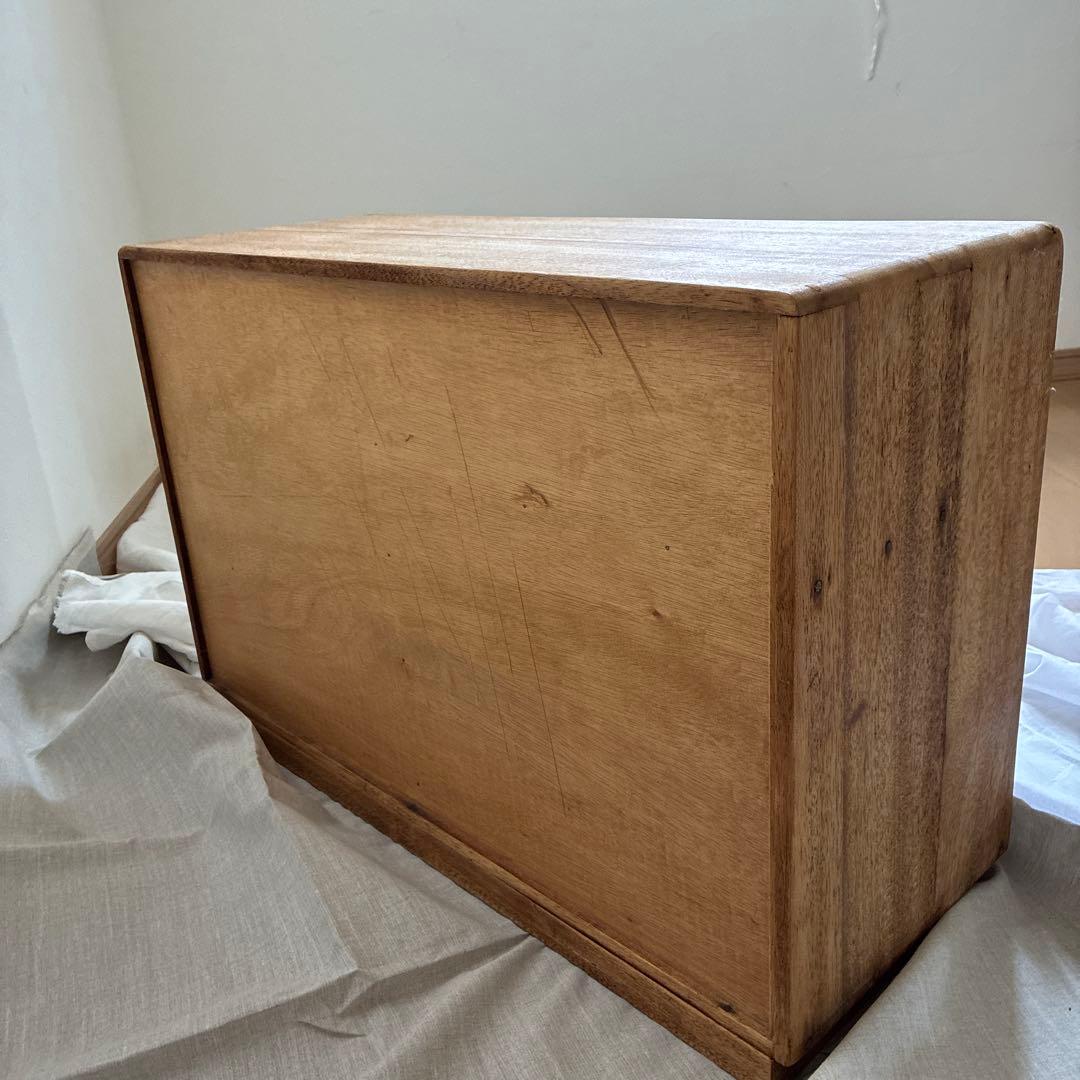 アンティーク　モールガラスケース棚