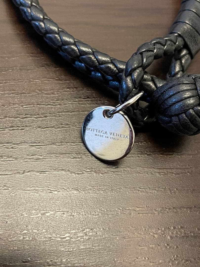 【美品】BOTTEGA VENETA イントレチャートブレスレット