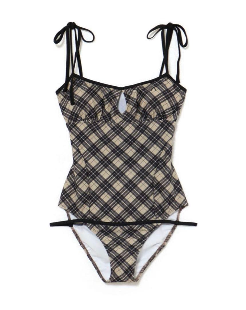 【最安値】ANDMARY Nadia check swimsuit