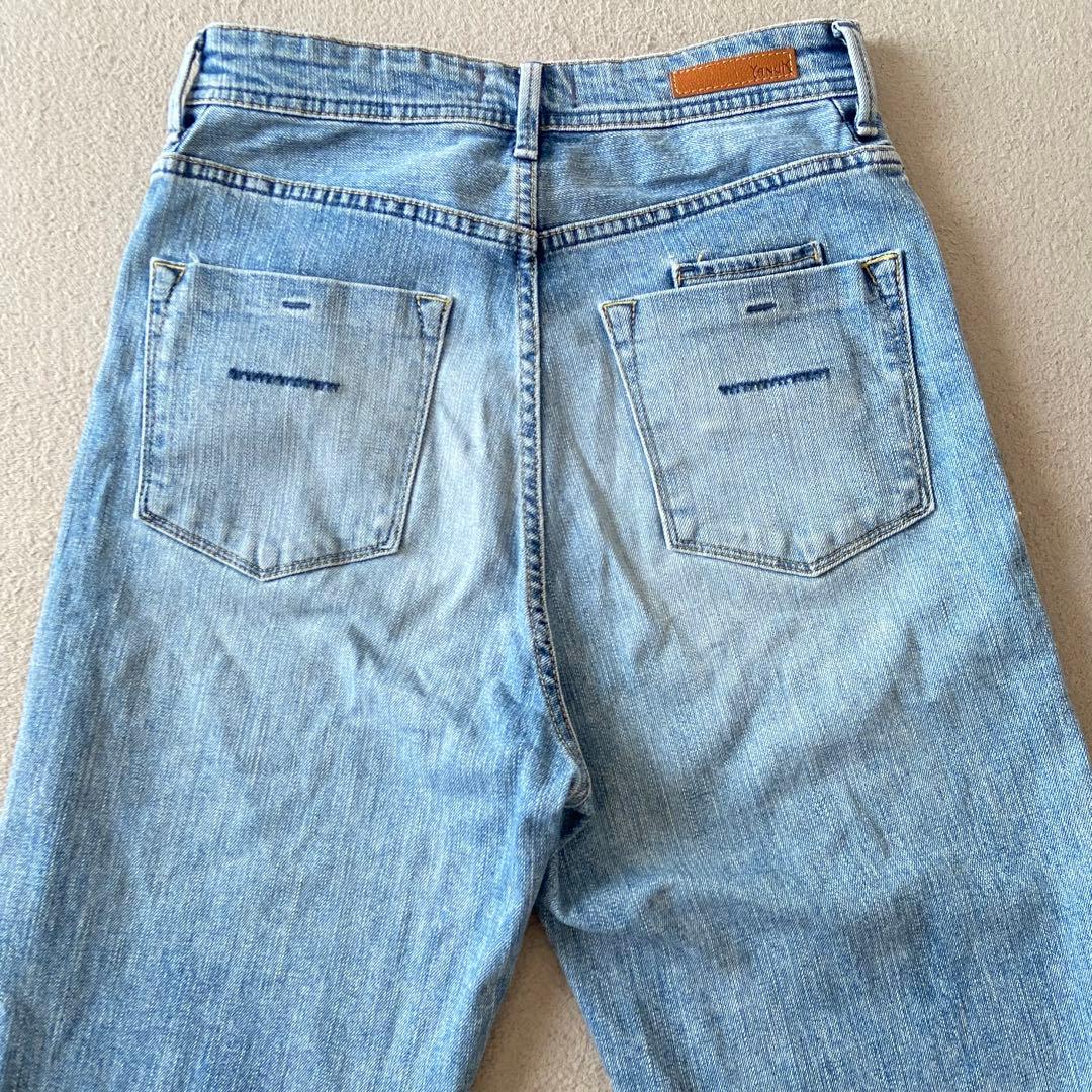 美品　YANUK IENA 別注ヤヌーク ボーイズストレートLEA 25