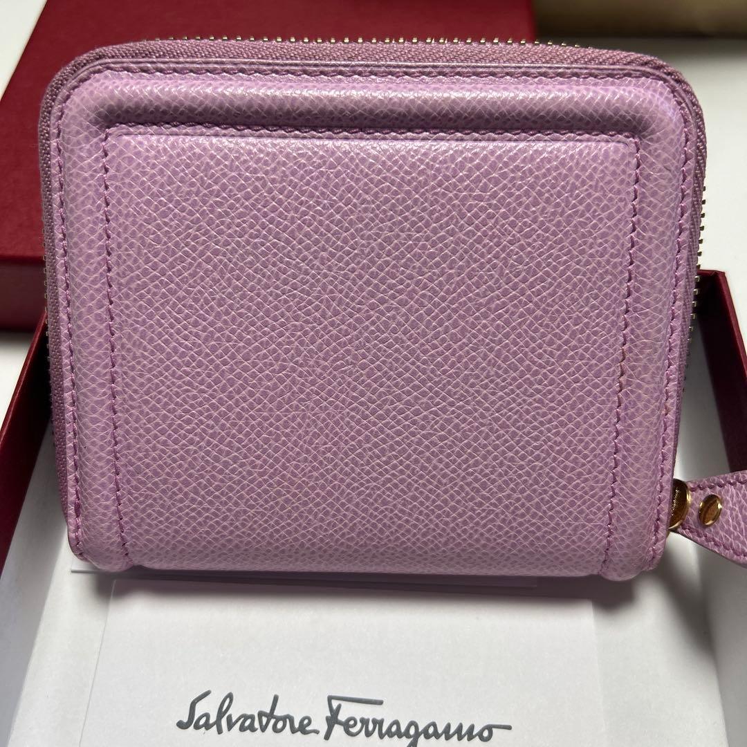 お値下げ❗️ フェラガモ　コンパクト　お財布　ピンク