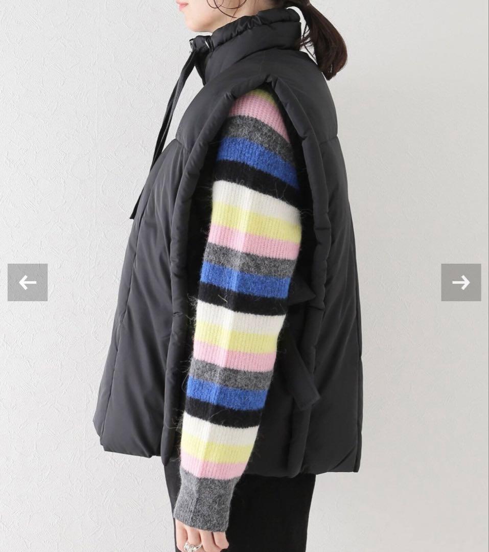 GANNI shiny puff oversized vest ガニー