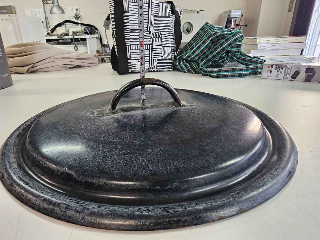 オランダ製ヴィンテージ ホーロー製 鍋蓋