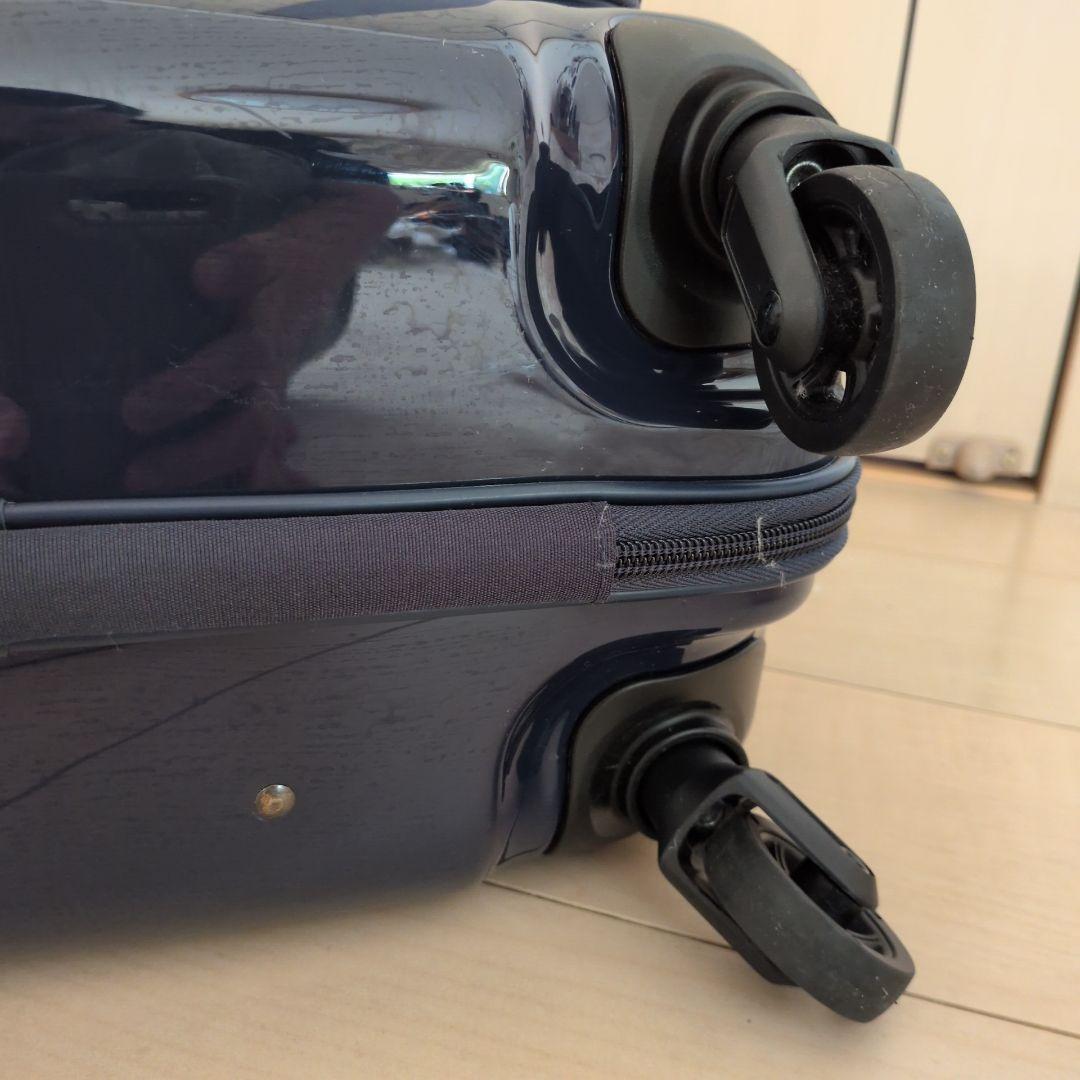 【美品】 エース スーツケース 機内持ち込み可 25L ネイビー スクエア型