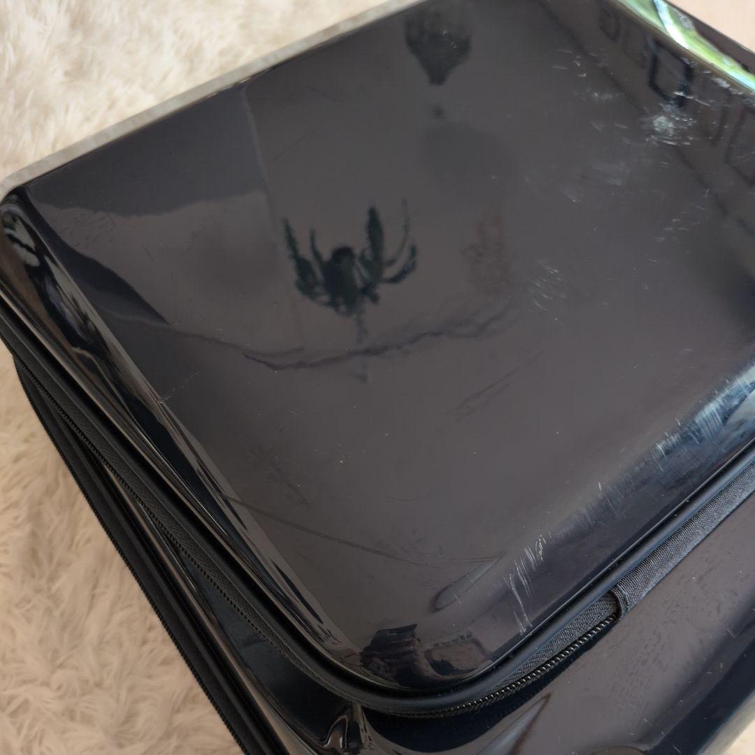 【美品】 エース スーツケース 機内持ち込み可 25L ネイビー スクエア型