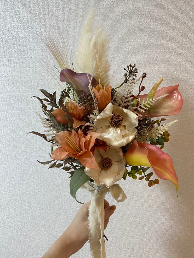 s❣️アーティフィシャルフラワーブーケ　ウェディングブーケ