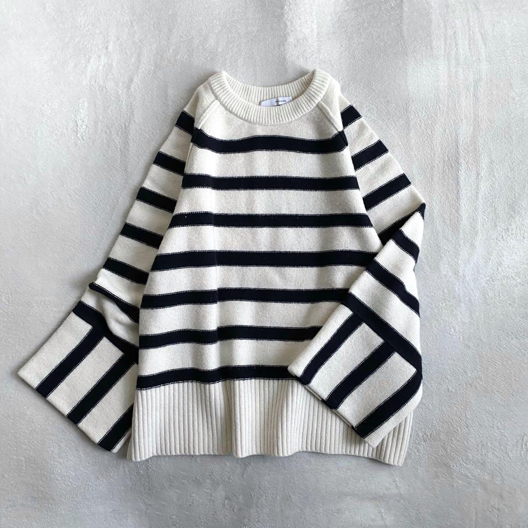 【美品✨】FRAMeWORK ウールカシミヤ　AQUAクループルオーバー　冬活躍