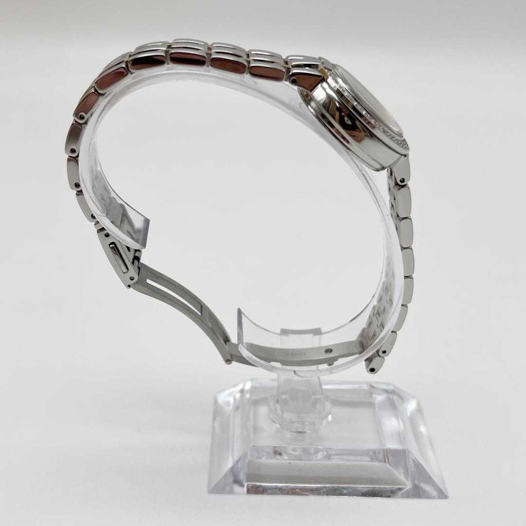 SEIKO セイコー ダイヤベゼル クォーツ ソーラー電波 レディース 腕時計