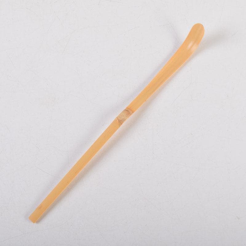 茶道具　茶杓師　影林宗篤作　茶杓　前大徳　福本積應書付　共筒共箱　V　8760