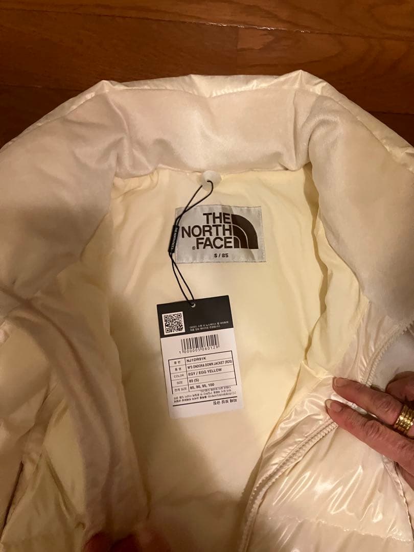 THE NORTH FACE アイボリー ダウンジャケット Sサイズ