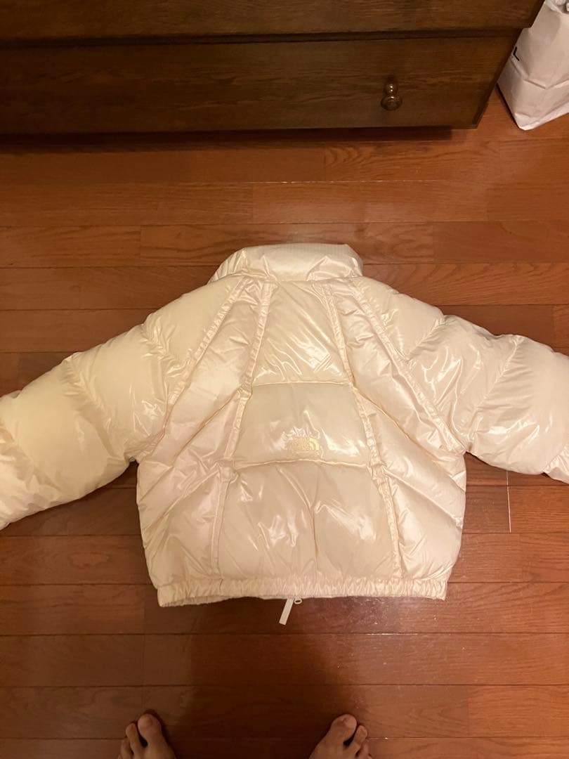 THE NORTH FACE アイボリー ダウンジャケット Sサイズ