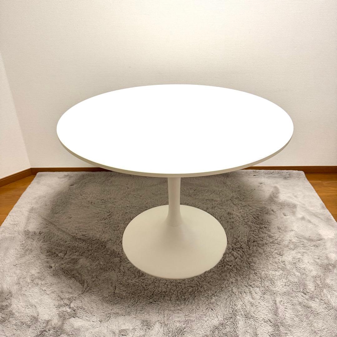【美品/都内無料配送】IKEA DOCKSTA ドクスタ 丸テーブル ホワイト
