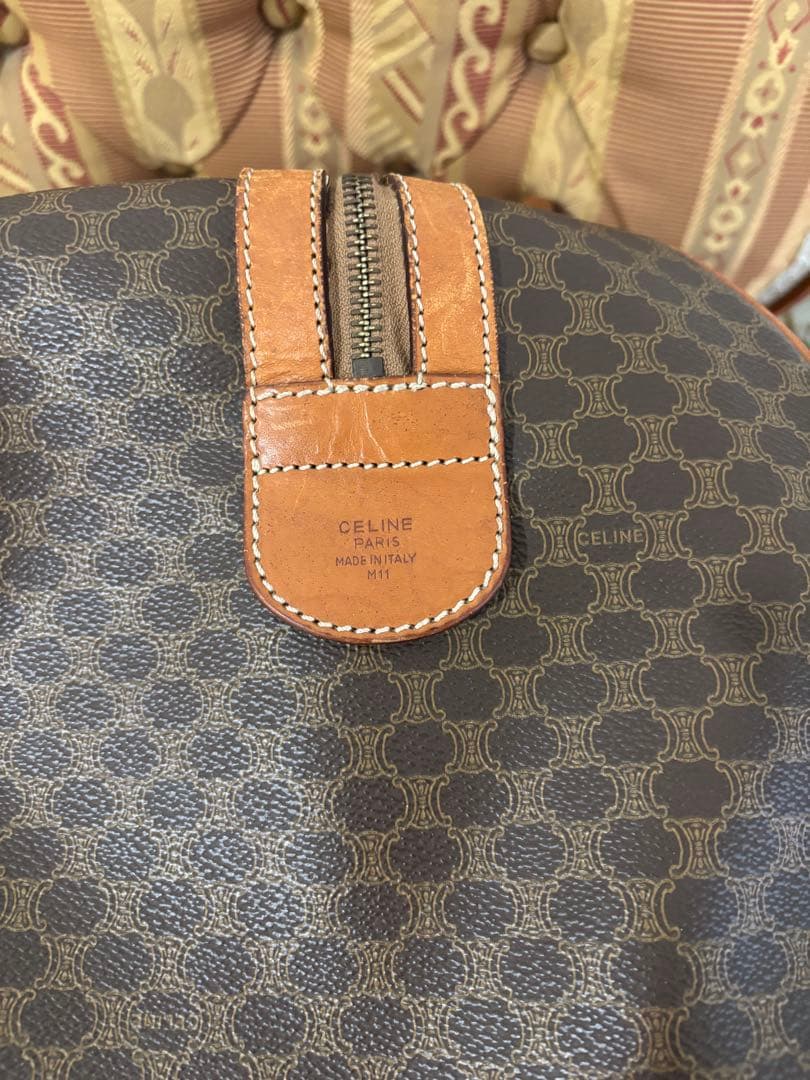 CELINE Paris ✨️マカダム トリオンフ ボストンバッグ