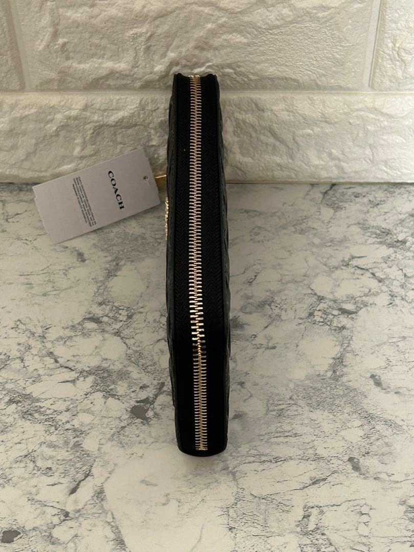 COACH ブラック長財布