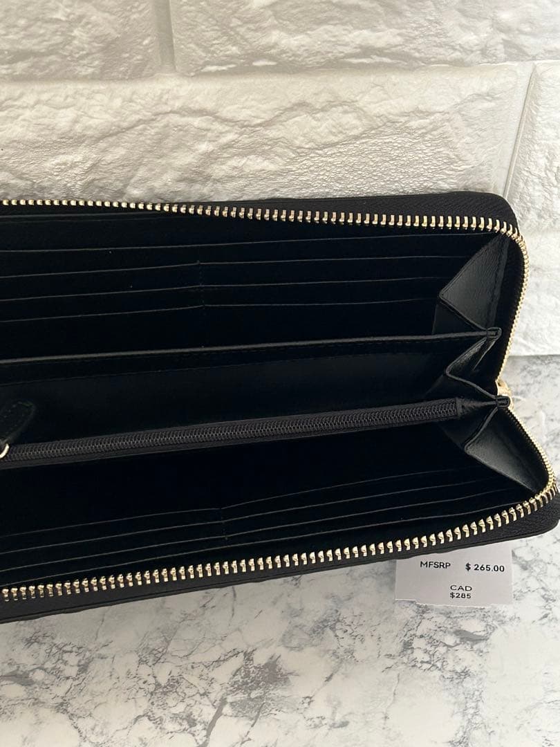 COACH ブラック長財布