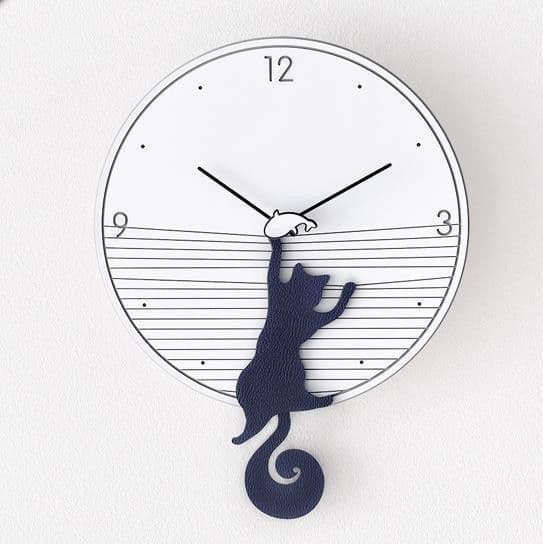 クリエイティブ ファッション モダン シンプル 芸術 雰囲気寝室 時計 ミュート