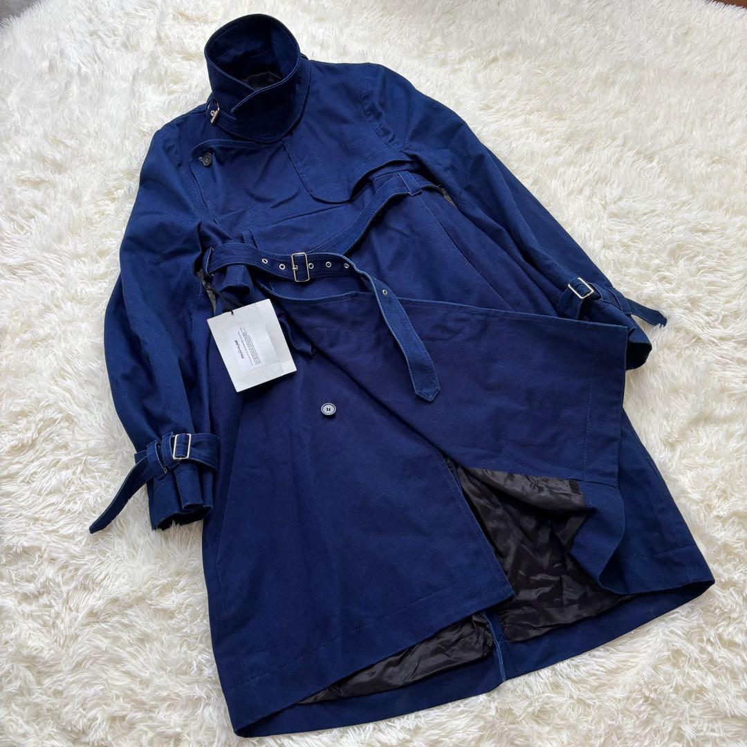 新品 MARINA YEE M.Y IMPER トレンチコート S1 ネイビー