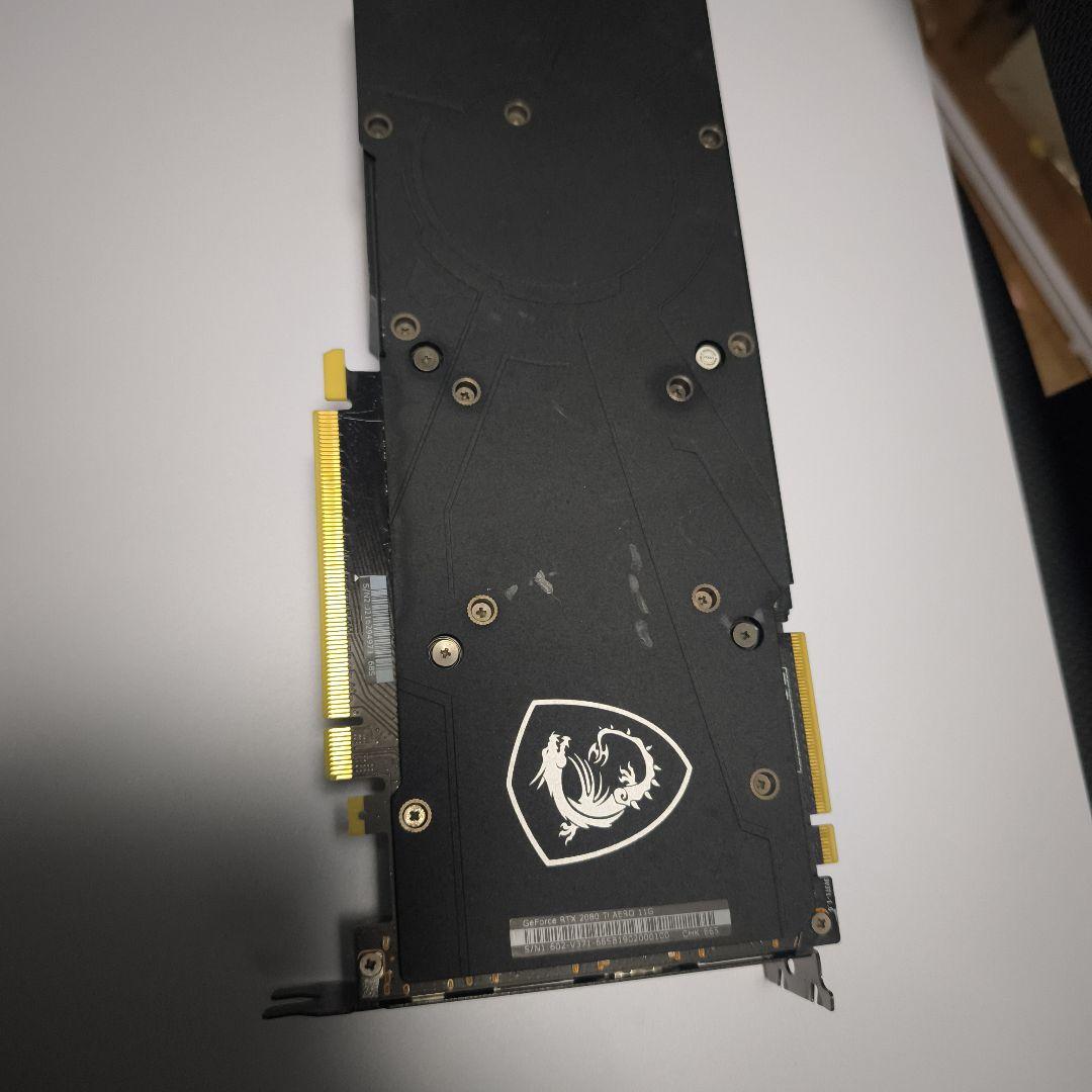 MSI GeForce RTX 2080 Ti AERO 11Gジャンク