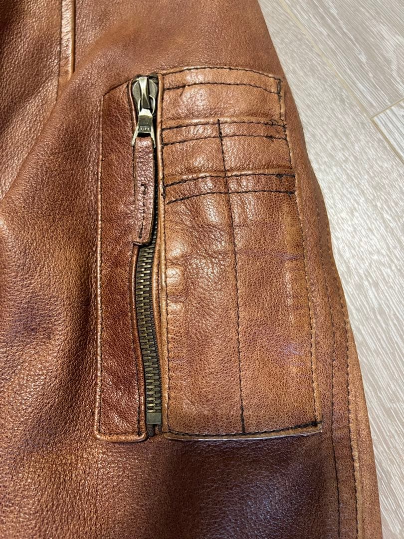 【希少・日本製】Barbiche 本革 フライトジャケット 80sヴィンテージ