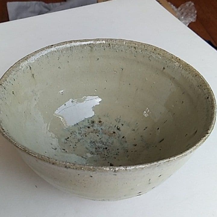 茶道具　斑唐津茶碗　西岡良弘