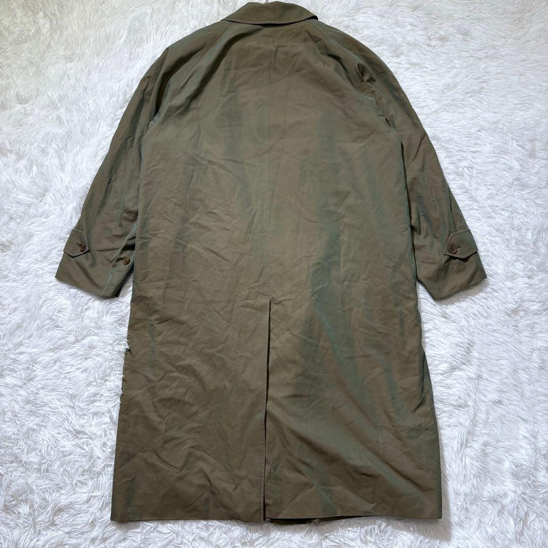 【バーバリー】トレンチコート カーキ ノバチェック ライナー付 チェスターコート