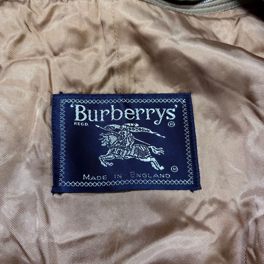 【バーバリー】トレンチコート カーキ ノバチェック ライナー付 チェスターコート