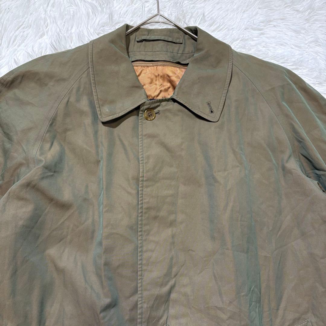 【バーバリー】トレンチコート カーキ ノバチェック ライナー付 チェスターコート