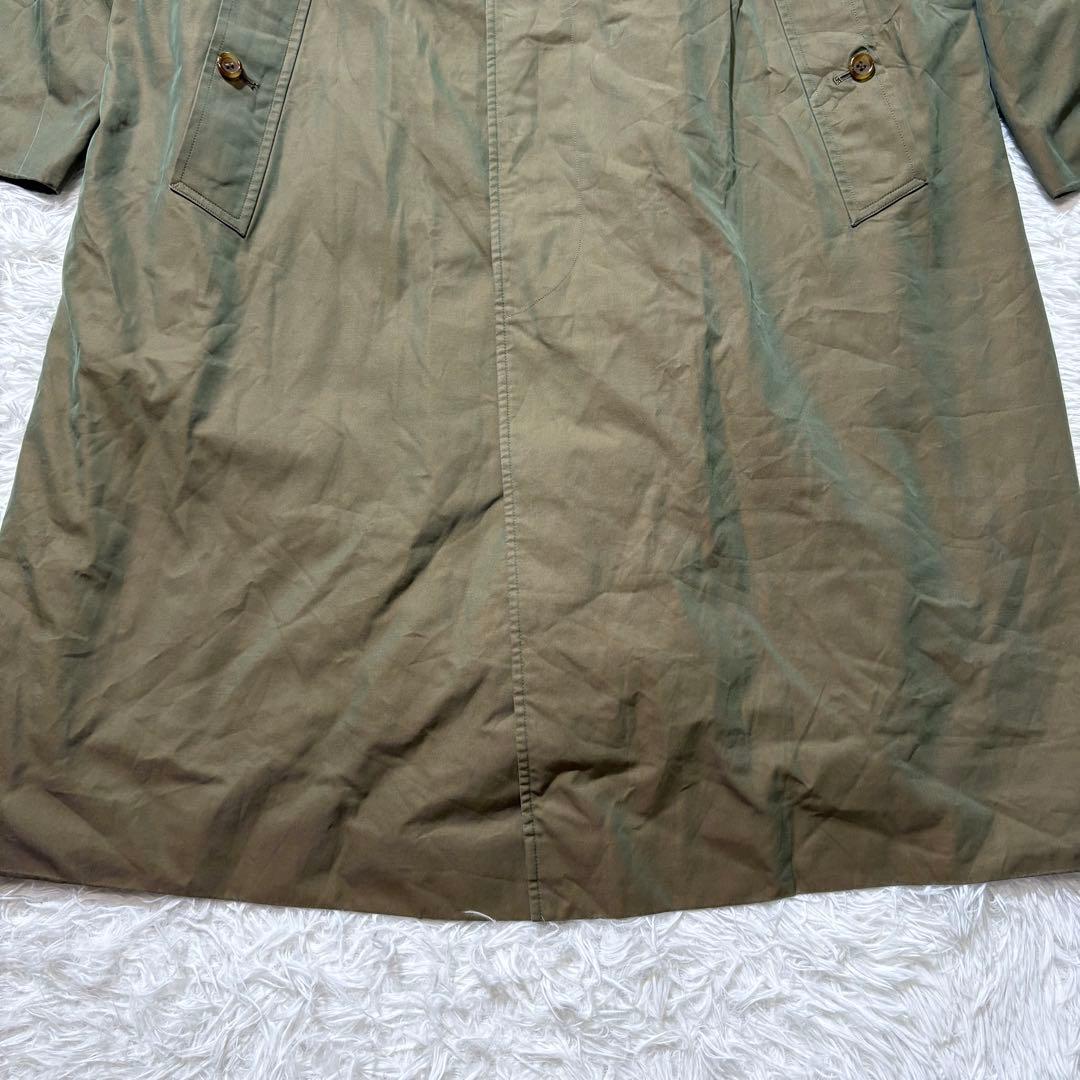 【バーバリー】トレンチコート カーキ ノバチェック ライナー付 チェスターコート