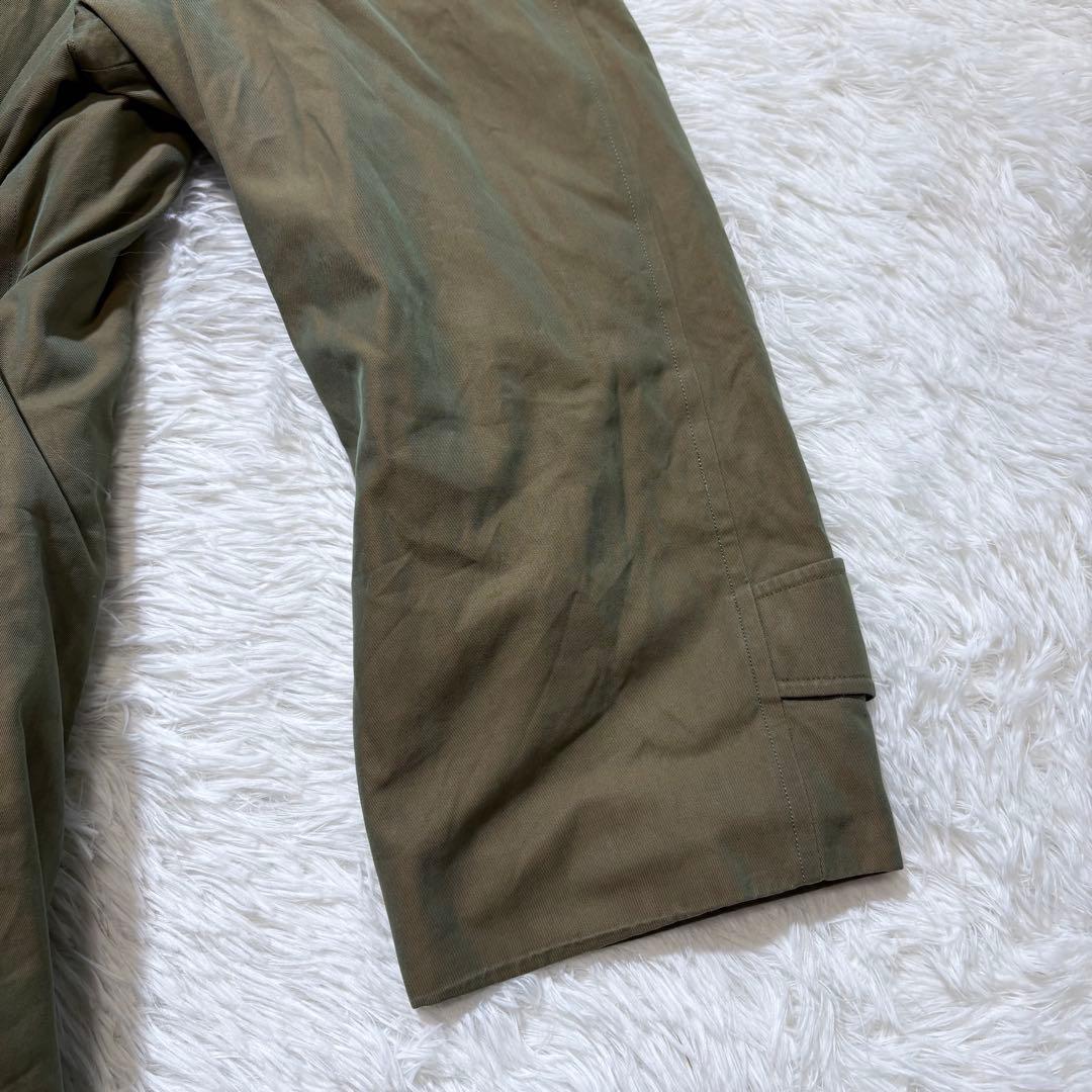 【バーバリー】トレンチコート カーキ ノバチェック ライナー付 チェスターコート