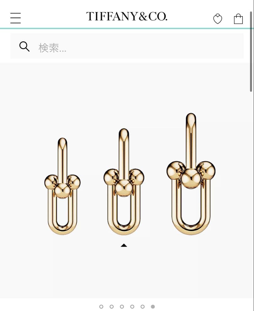 ハードウェア　ピアス　ピンクゴールド　ノーブランド品