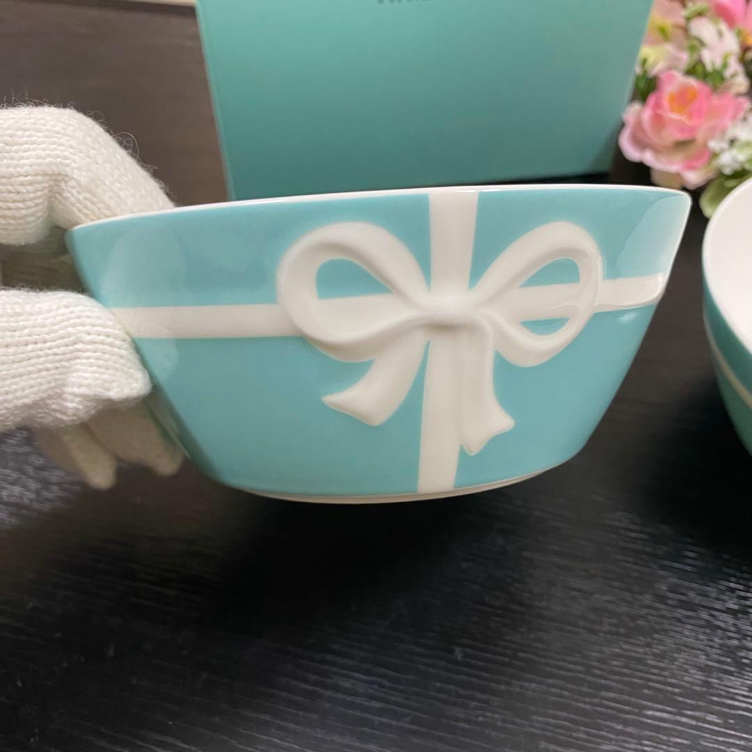 TIFFANYブルーボックス　ペアボウル　新品