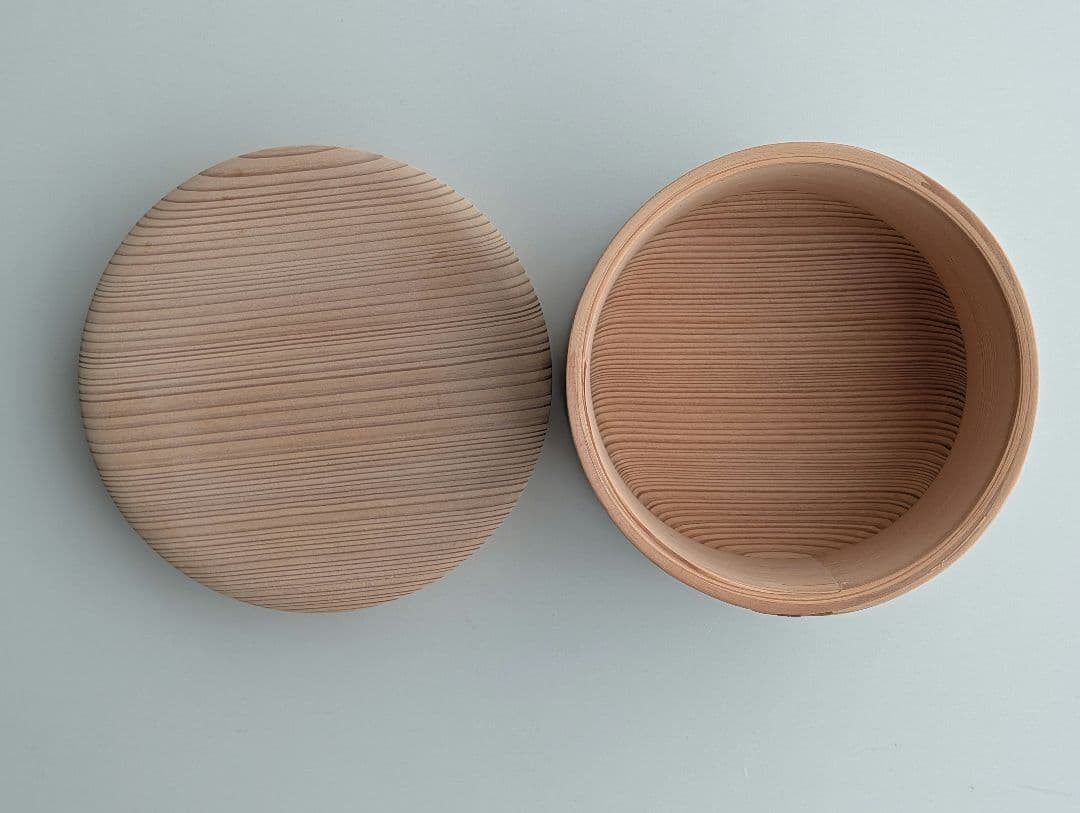 未使用　柴田慶信商店　白木おひつ　5寸　2合