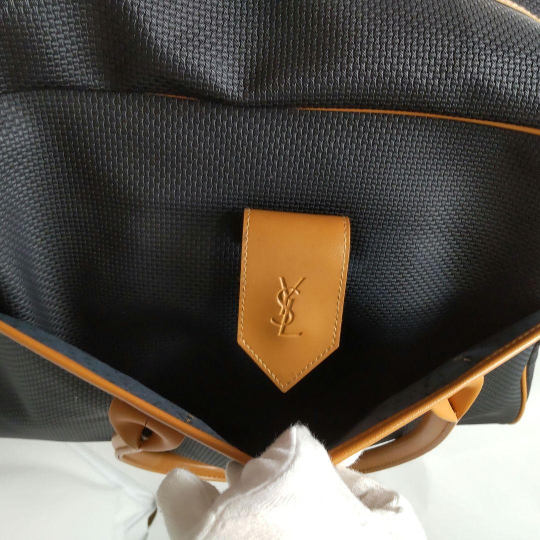 極美品 イヴサンローラン 旅行カバン カサンドラ YSLロゴ