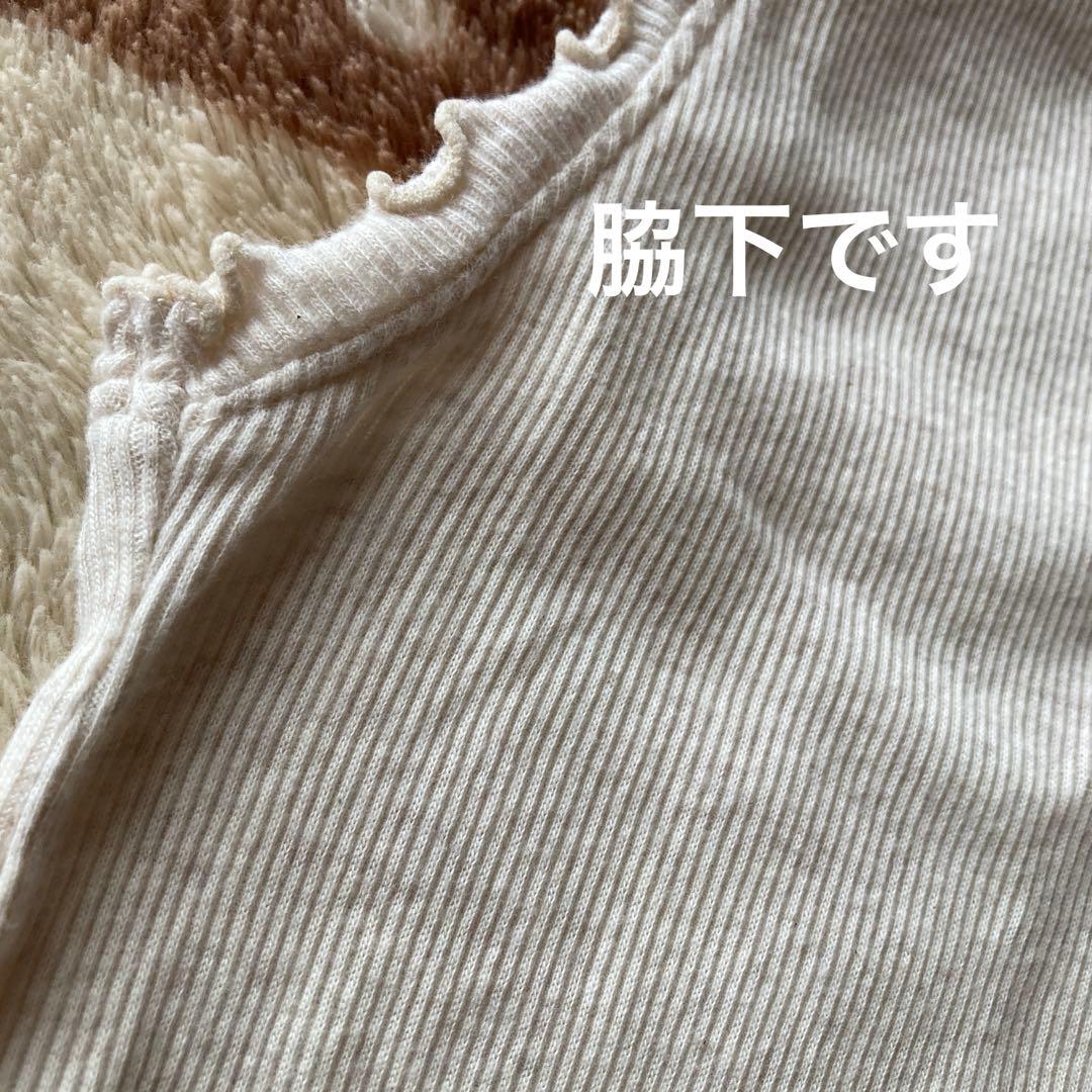 そら。さま専用♡【未使用】dahl'ia袖口シャーリング麻ドットプルオーバ日本製