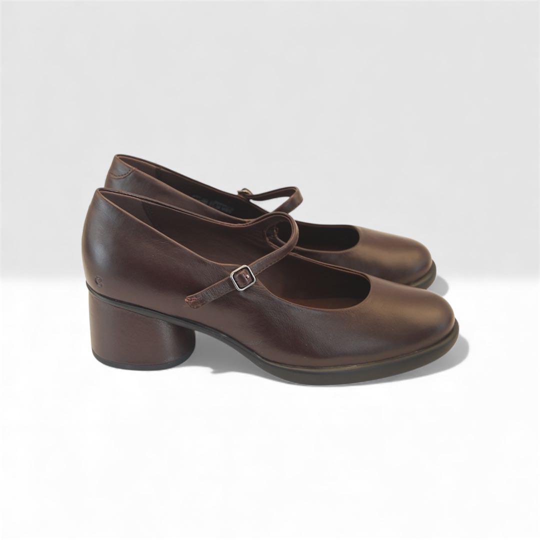 ゆ*。様 ★美品★eccoスカルプテッド LX35 パンプス ストラップ付24.