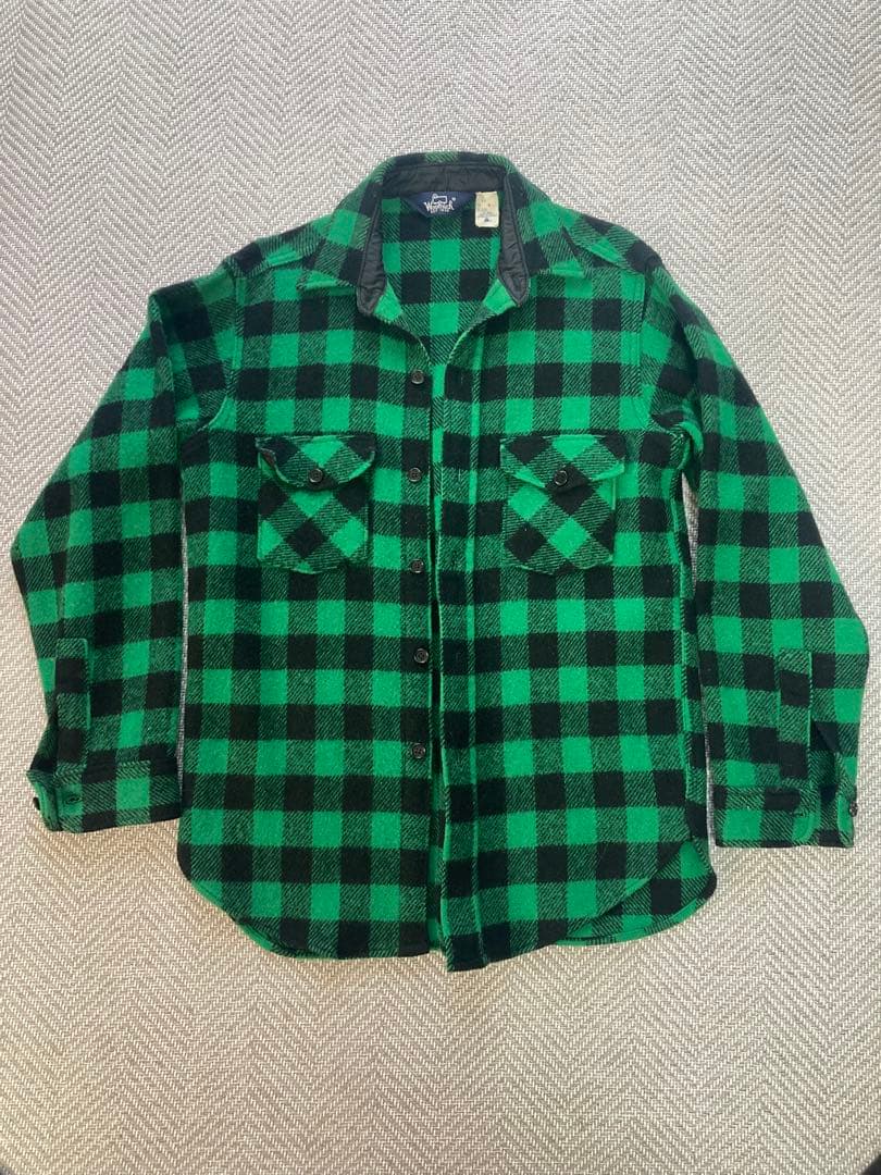 Woolrich 80年代チェックネルシャツ USA製 ウールリッチM