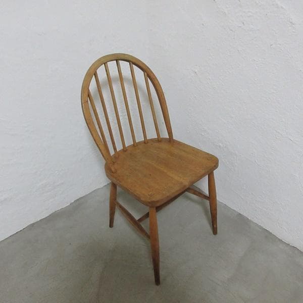 イギリス ビンテージ 家具 Ercol フープバック 2脚セット 英国4750e