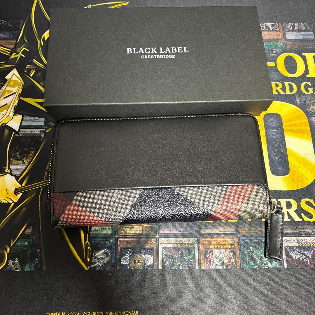 BLACK LABEL CRESTBRIDGE 長財布 チェック柄
