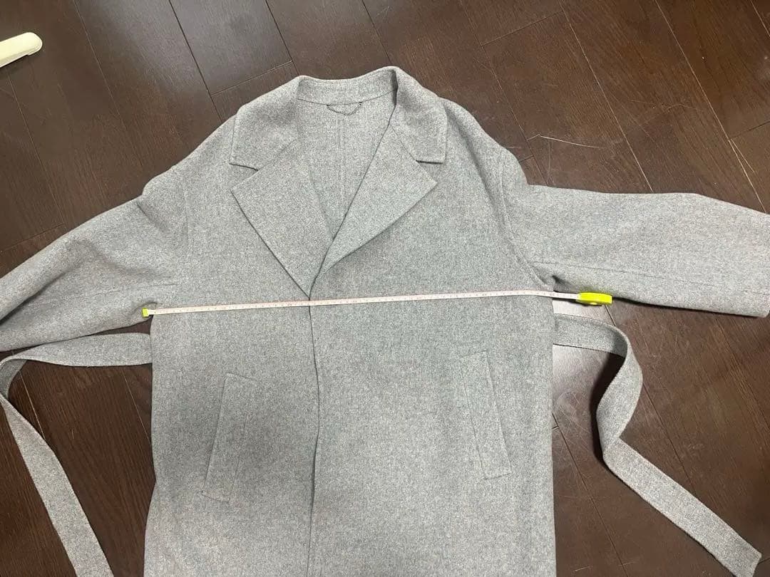 23区　MANTECO リバーコート　チャコールグレー　36