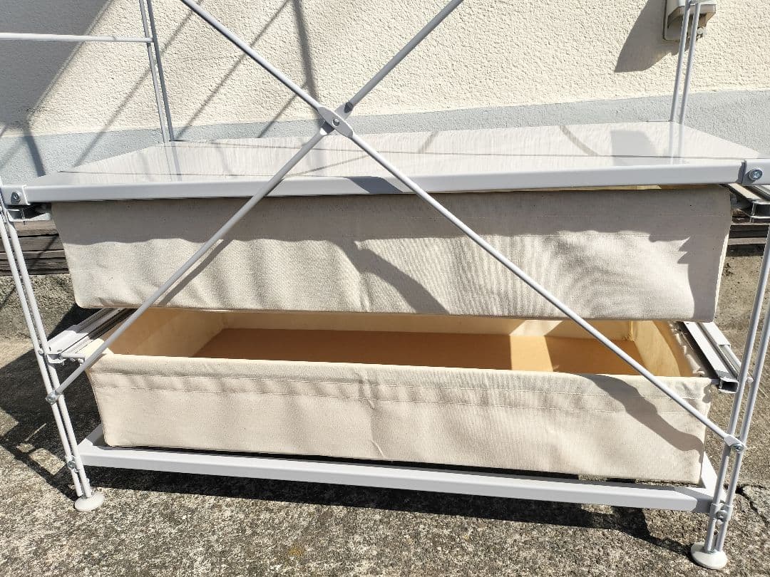 無印良品 MUJI スチールユニットシェルフ【ワードローブ】