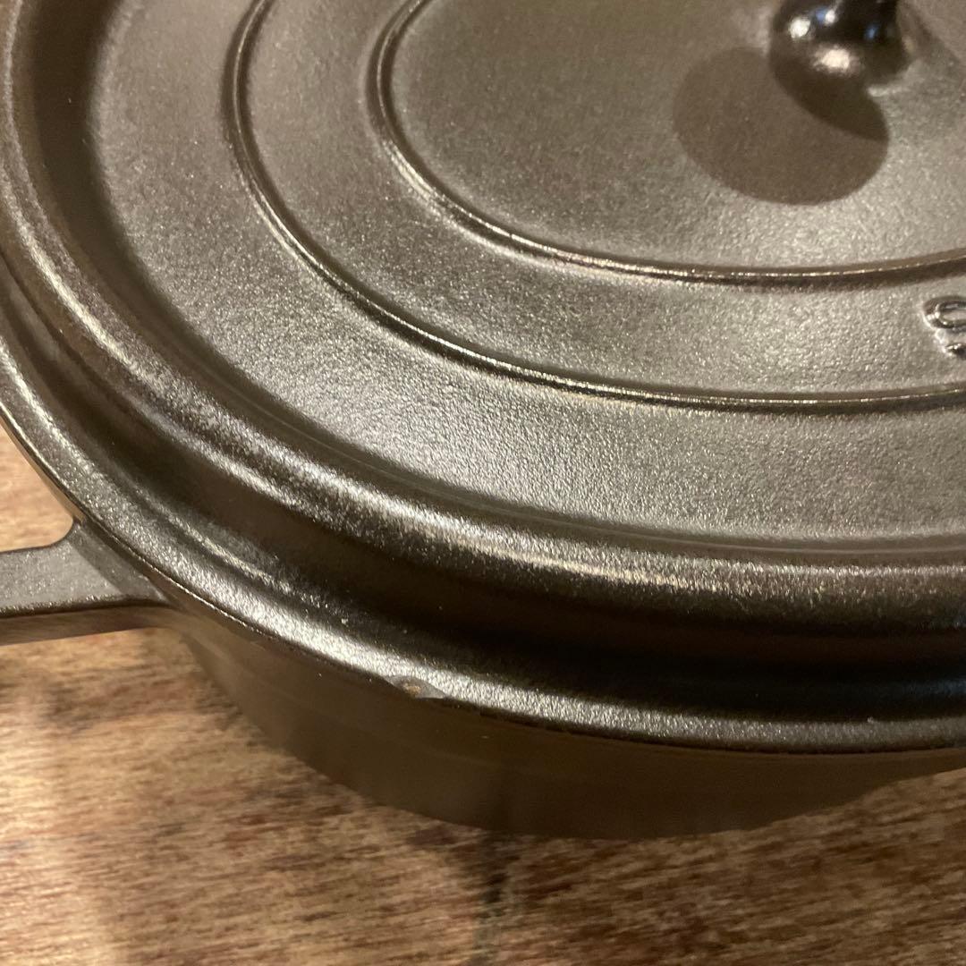 大容量！33cm！美品 ストウブ ピコ・ココット オーバル ブラック 黒