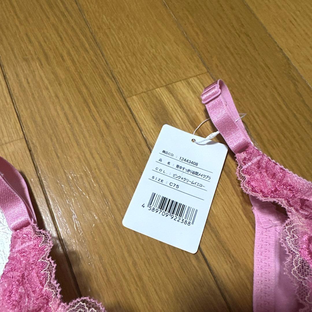 マルコ　マキジェリークブラセット ピンクのブラジャーショーツセット C75 L