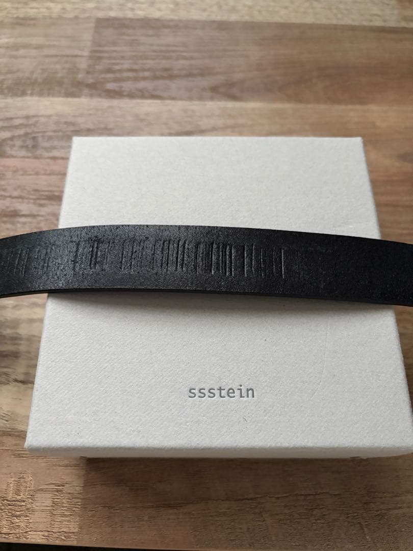 小物 ssstein leather belt(plain buckle)