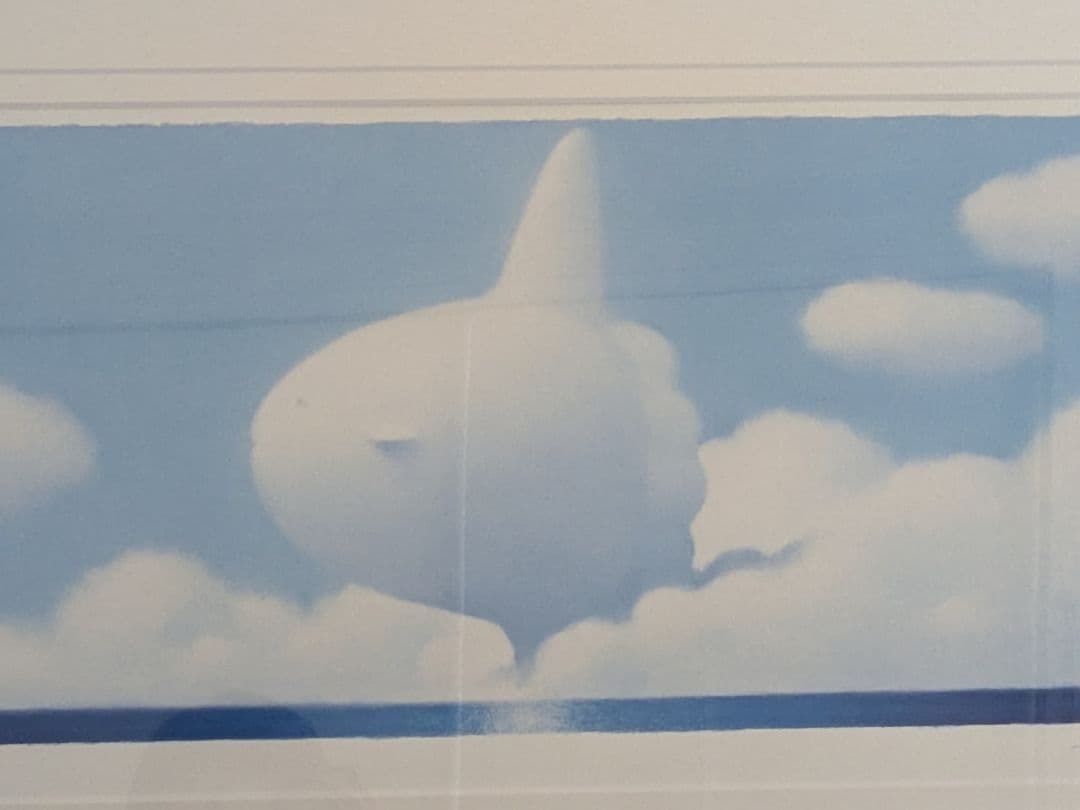 渡辺宏「雲の動線 (マンボウ)」限定300部 直筆サイン入り