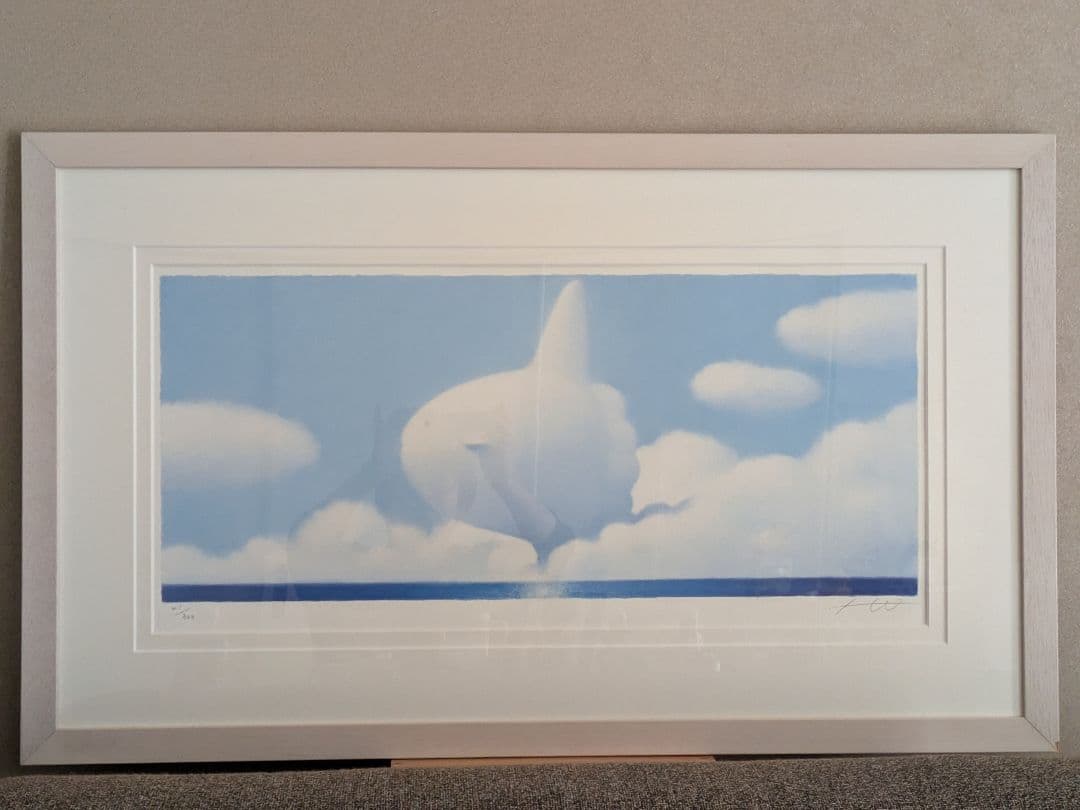 渡辺宏「雲の動線 (マンボウ)」限定300部 直筆サイン入り