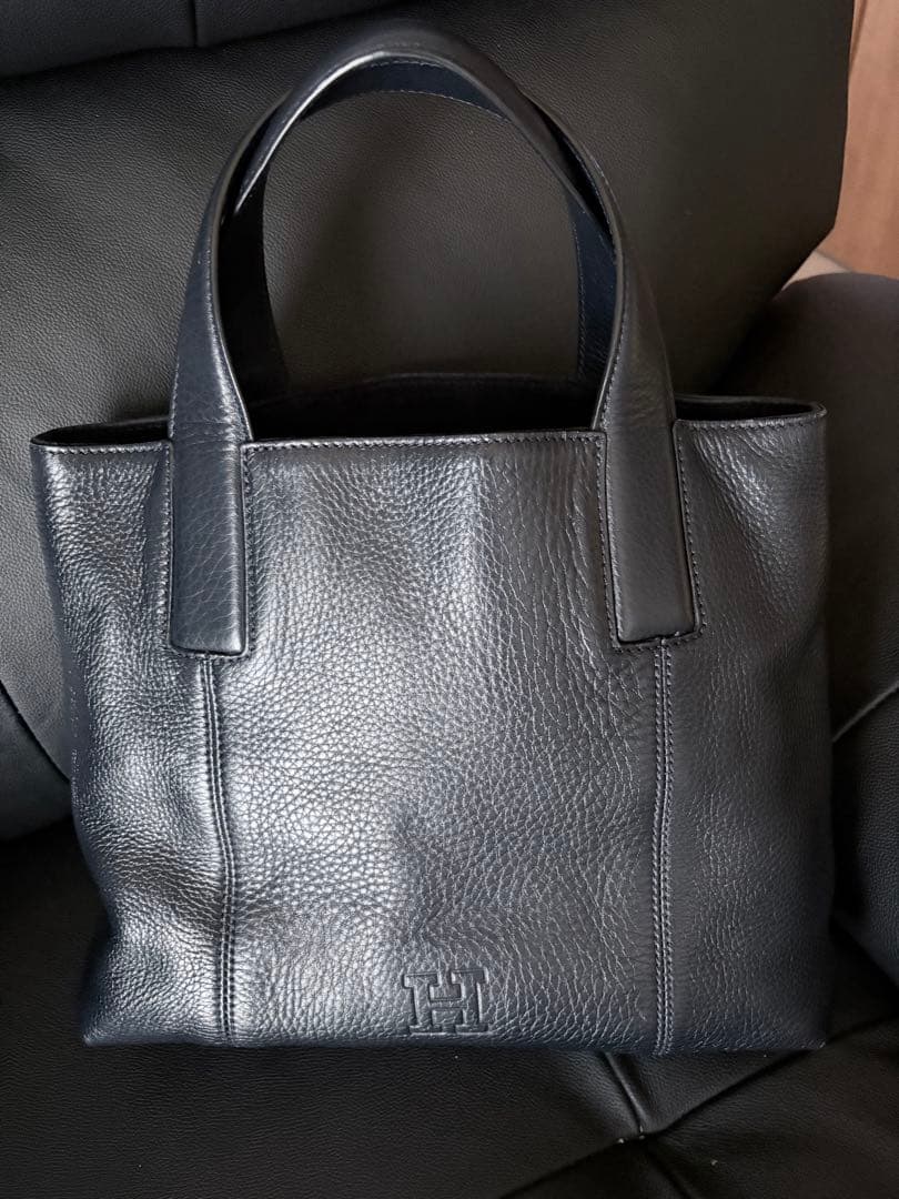 『美品』HIROFUトートバッグ ハンドバッグ 黒
