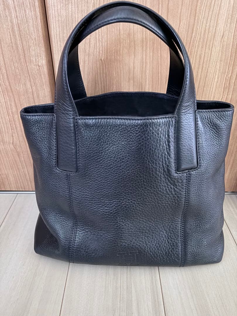 『美品』HIROFUトートバッグ ハンドバッグ 黒