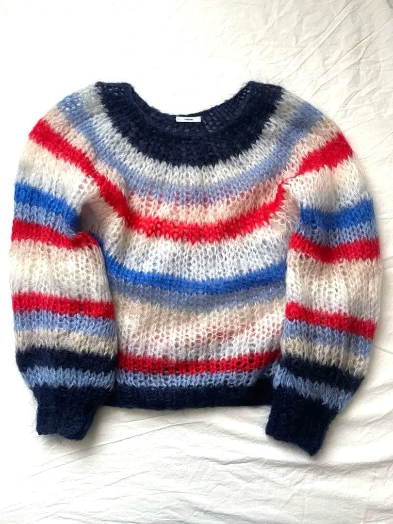 Maiami / マイアミ　マルチボーダー　モヘアニット