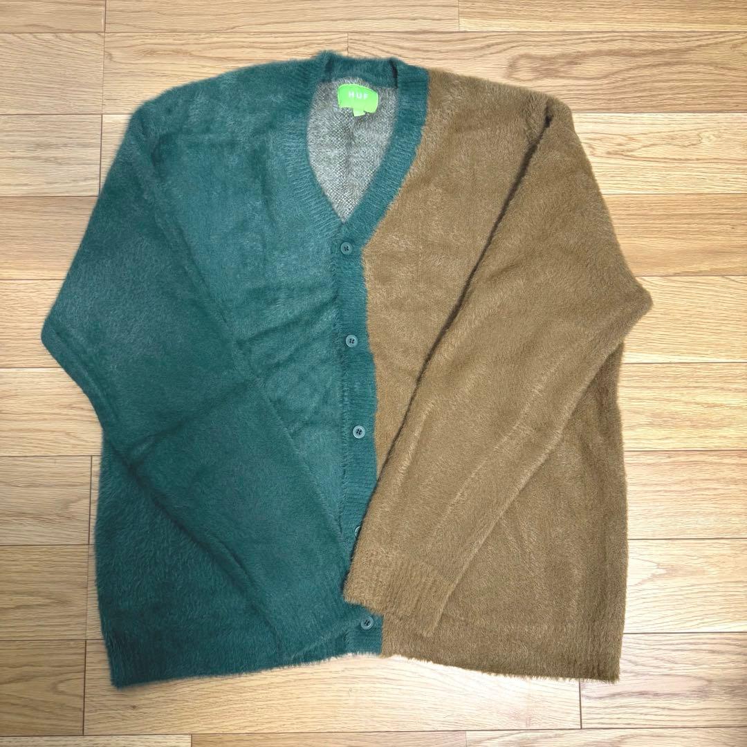 HUF アートプリント カーディガン XL